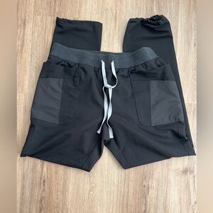 Figs Kigali Limited Edition Skinny Scrub Pants BLACK size M